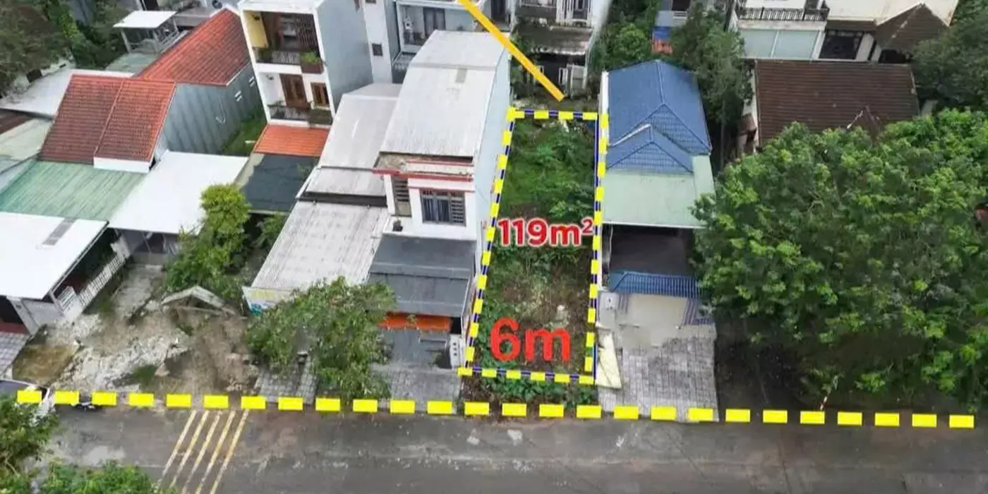 📌 Đất Mặt Tiền Đường Lê Ngô Cát - P. Thủy Xuân - TP Huế - 119m2  (ngang 6)