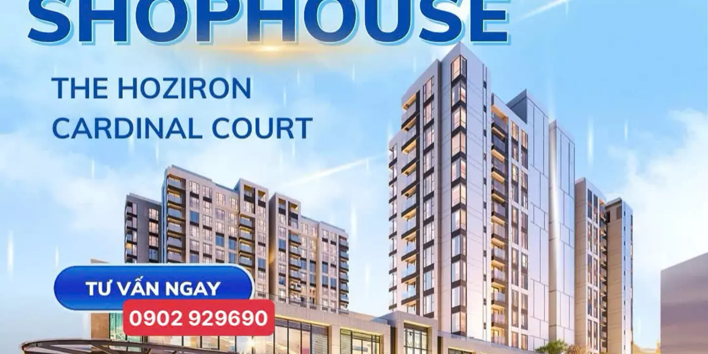 Bán Shophouse căn góc đường số 10 dự án Cardinal Court Phú Mỹ Hưng đối diện các tòa nhà văn phòng