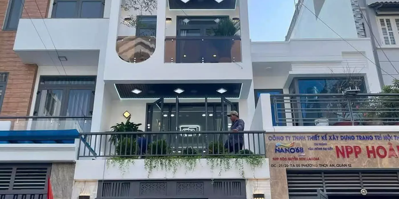 Nhà Phố 5 tầng (4x19) Mặt Tiền Đường Thới An 05, Quận 12 giá rẻ 7.45 tỷ