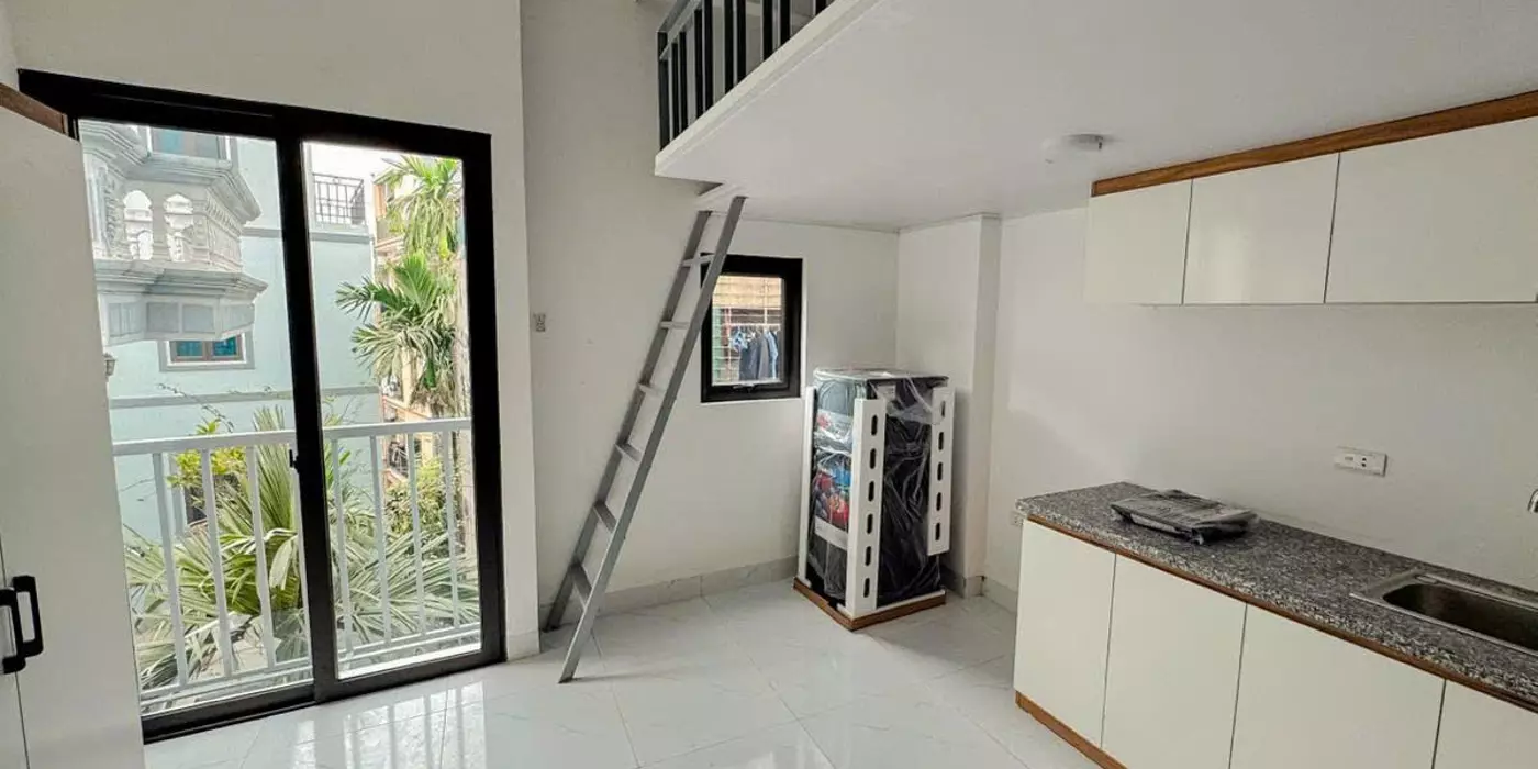 Bán nhà Lĩnh Nam, Hoàng Mai, 8.9 tỷ - 6 tầng, 8PN, 9WC, full nội thất, vị trí vàng
