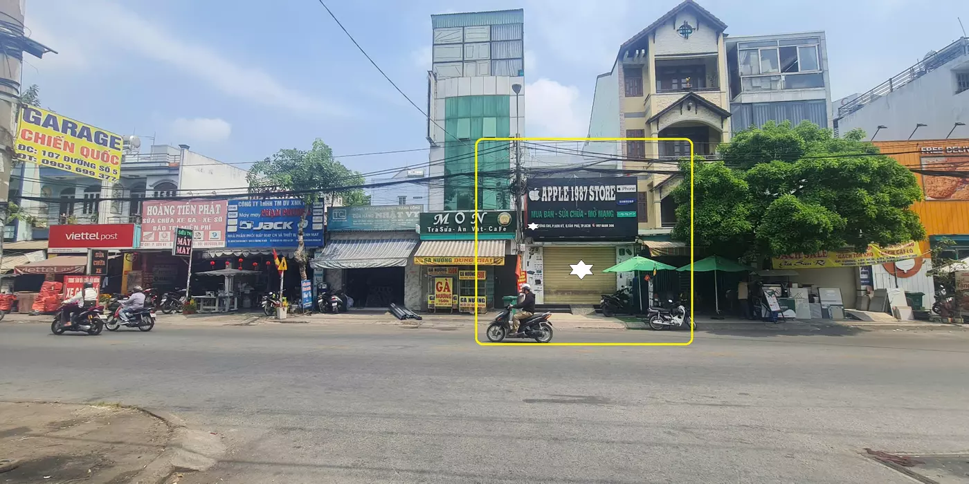 Cho thuê nhà  Mặt Tiền CN1 100m2 - 1Lầu - Khu ĂN UỐNG - DỊCH VỤ
