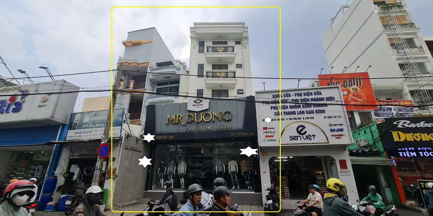 Cho thuê Tòa nhà Mặt tiền Tân Kỳ Tân Quý 210m2 - 4Lầu - NGAY NGÃ TƯ