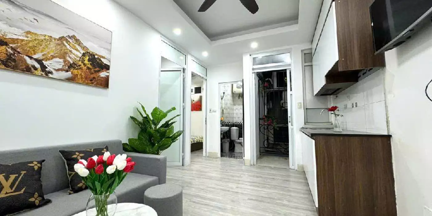 Bán căn hộ 57m², 2PN, Tây Sơn, Đống Đa, 1.85  tỷ, Thang Máy, PCCC
