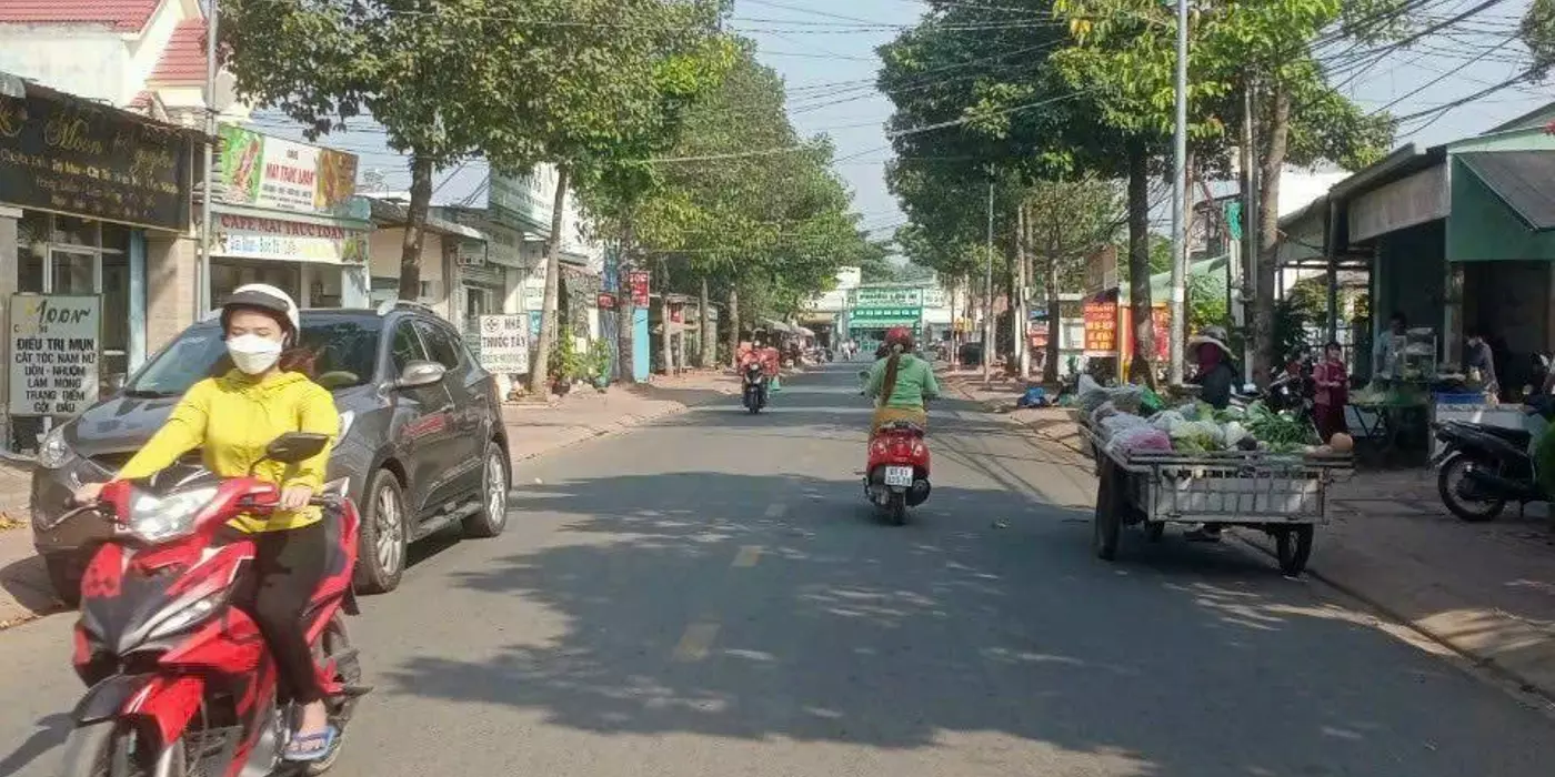 Mặt tiền đường Hồ Văn Cống, Thủ Dâù Một, Bình Dương