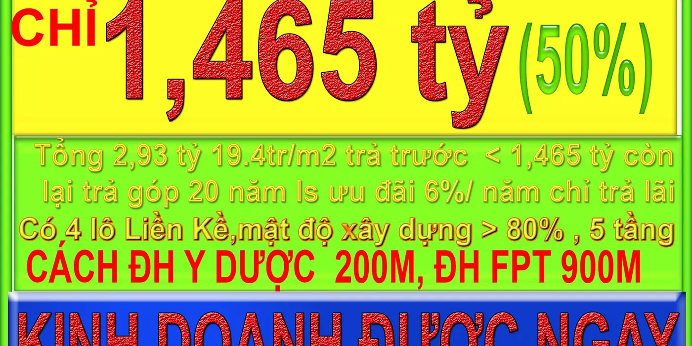 BÁN NHÀ XƯỞNG CHỈ 1,465 tỷ (50%) sở hữu ngay (6x25.2m) 19.4 TR/M2