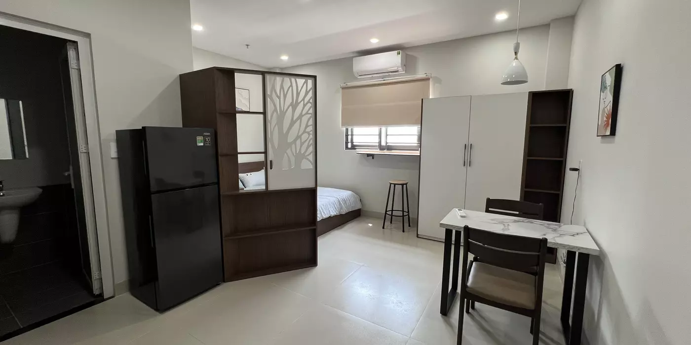 Studio sang xịn mịn đầy đủ nội thất gần ngay Ngã Tư Hàng Xanh