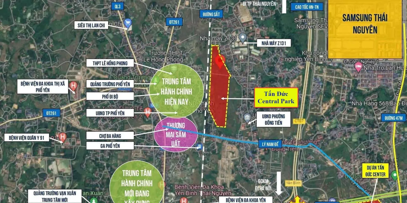Em cần bán lô đất 160m2 gấp ngay Trung tâm Phổ Yên Thái Nguyên dự án Tấn Đức
