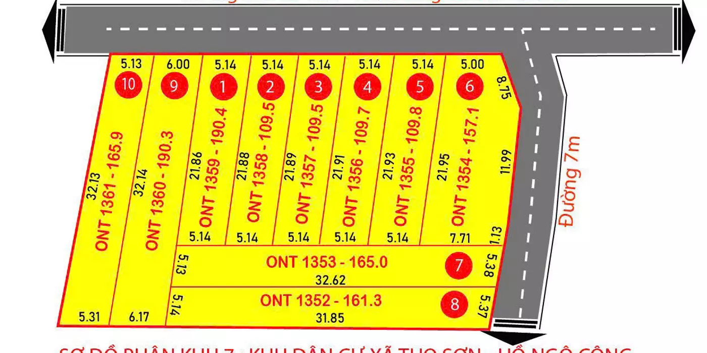Bán 2 lô tại xã Thọ Sơn - Hồ Ngô Công - 160m2 - 5xx