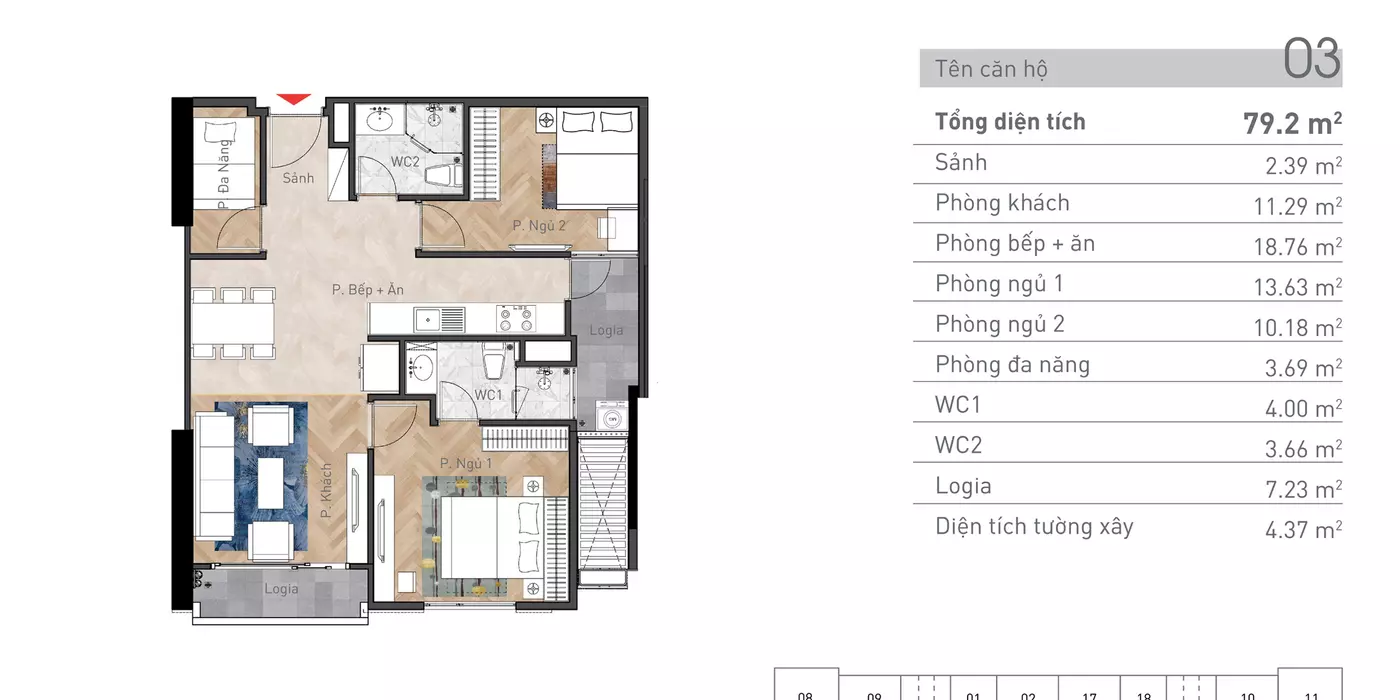 Căn 3N3WC, 97m2, Trung tâm q.Thanh Xuân- Viha Complex, quà tặng 200tr + chiết khấu 6%