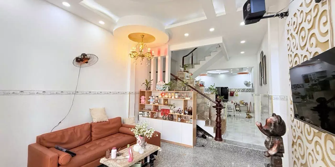 BÁN NHÀ 4 TẦNG BTCT– 60m2- SÁT MẶT TIỀN KÊNH TÂN HÓA–NHỈNH 6 TỶ