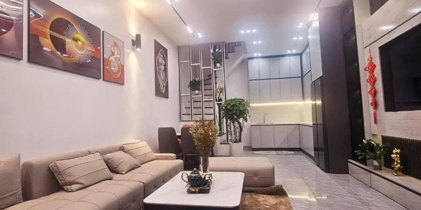 Bán nhà 4 tầng 45m² Trương Định, Tân Mai - 6.9 tỷ - Full nội thất