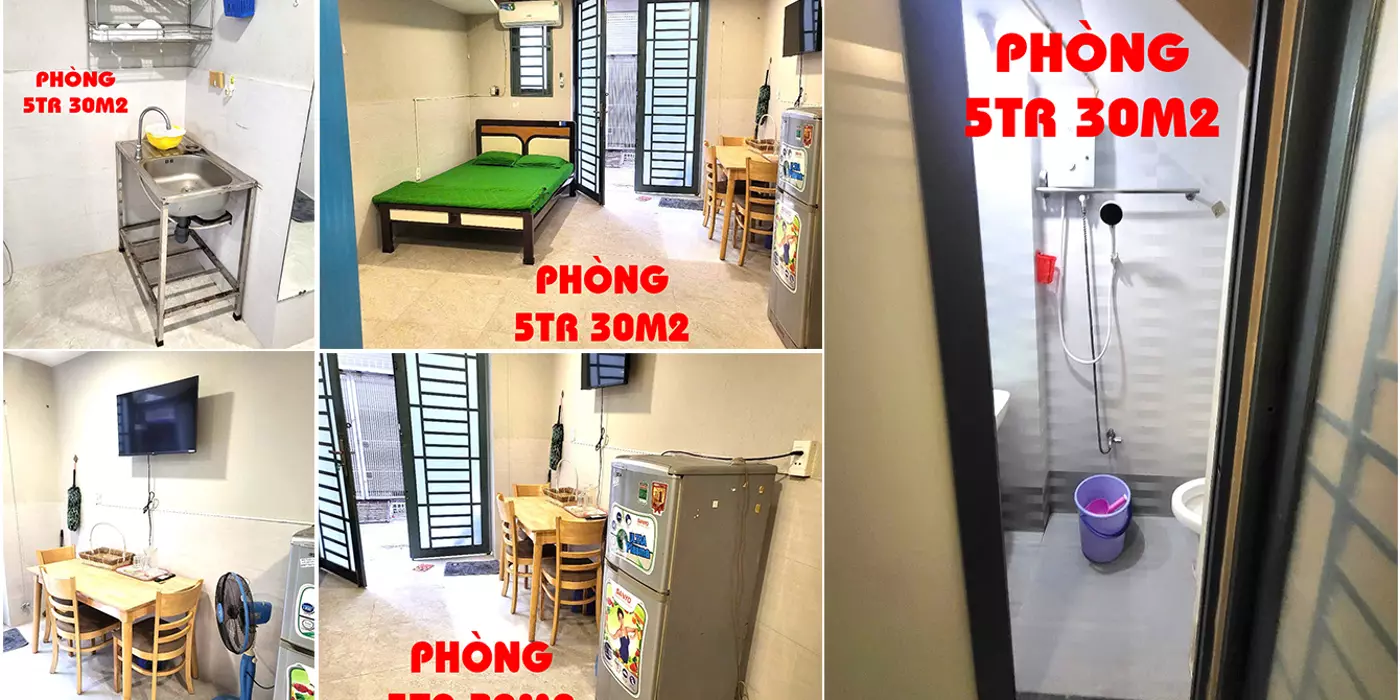 PHÒNG TRỌ TÂN BÌNH -SẠCH SẼ -GIÁ RẺ CHỈ TỪ 5TR DIỆN TÍCH 30M2