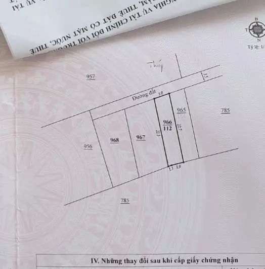 BÁN ĐẤT NỀN 5mx23m 75m2 THỔ CƯ.950tr.Thạnh Mỹ.Đơn Dương
