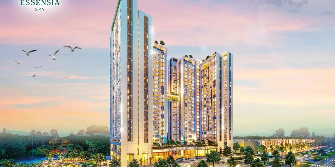 2PN Essensia Sky, giá tốt, lầu cao, căn góc, view đẹp và thoáng giá chỉ 6 tỷ 780 chưa KPBTthích