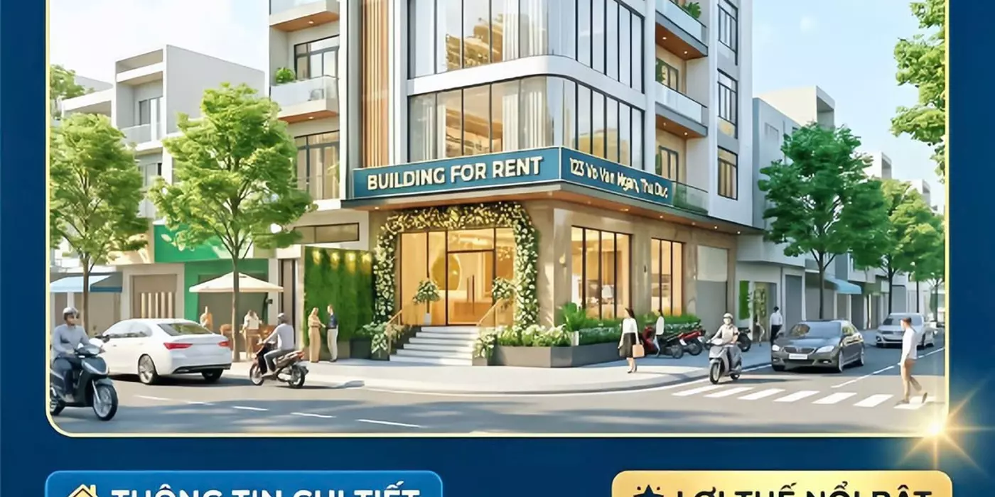 CHO THUÊ TOÀ NHÀ MẶT TIỀN ĐƯỜNG VÕ VĂN NGÂN, THỦ ĐỨC - VỊ TRÍ ĐẮC ĐỊA, GIÁ CHỈ 135 TRIỆU/THÁNG!
