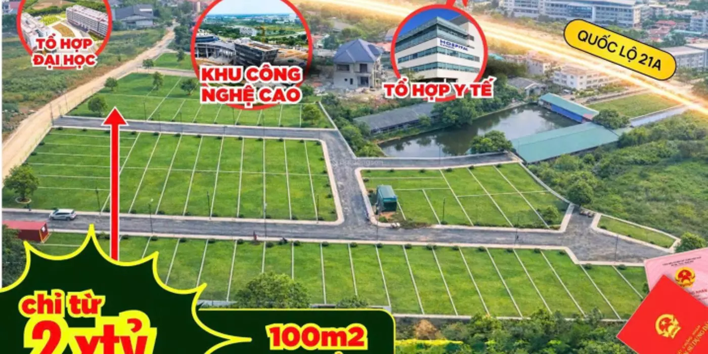 CHỦ CẦN BÁN GẤP 100M2 ĐẤT Ở XÃ PHÚ CÁT, GIÁ 2TỶ 3 GẦN QUỐC LỘ 21, TỔ HỢP ĐẠI HỌC QUỐC GIA, HÒA LẠC.
