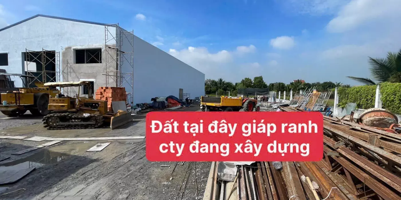 Bán đất xây kho xưởng, biệt thự xã An Thạnh , Bến Lức dt 874m2 full thổ giá 7,8 tỷ