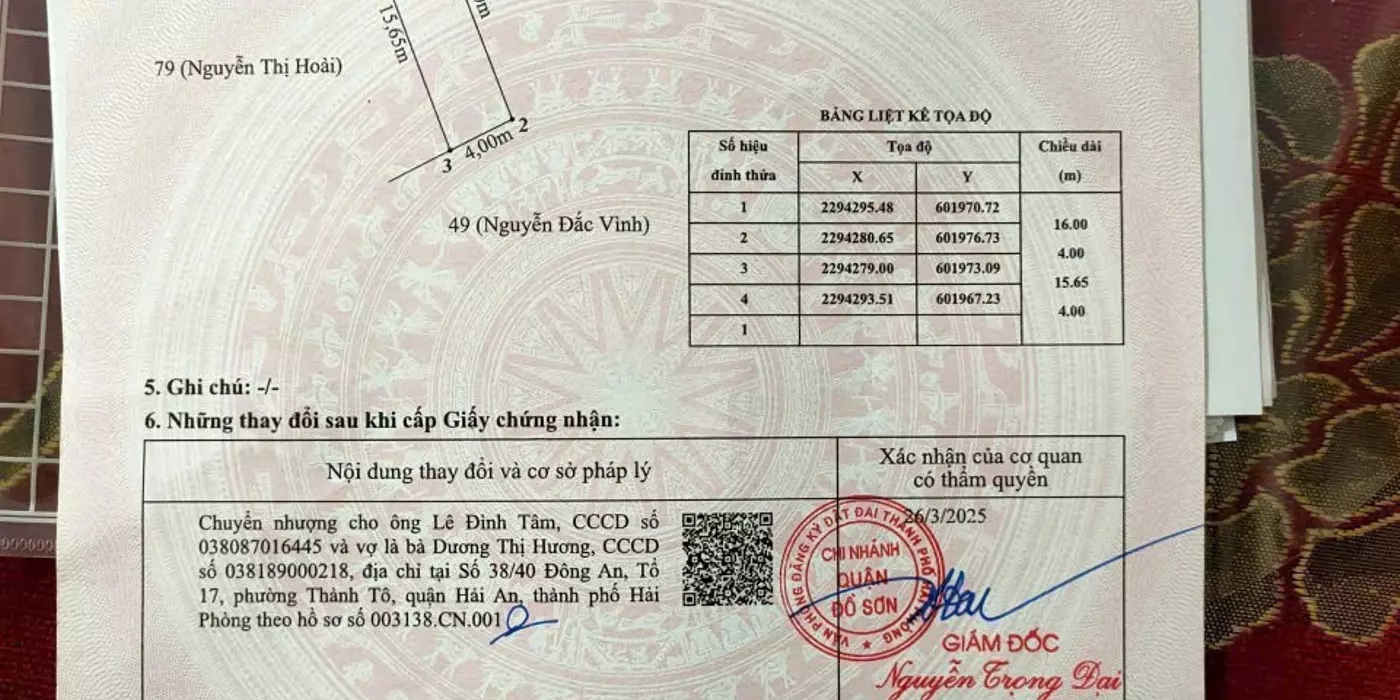 LÔ GÓC MẶT ĐƯỜNG BÌNH MINH HỢP ĐỨC ĐỒ SƠN - ZALO 0567 222 555
