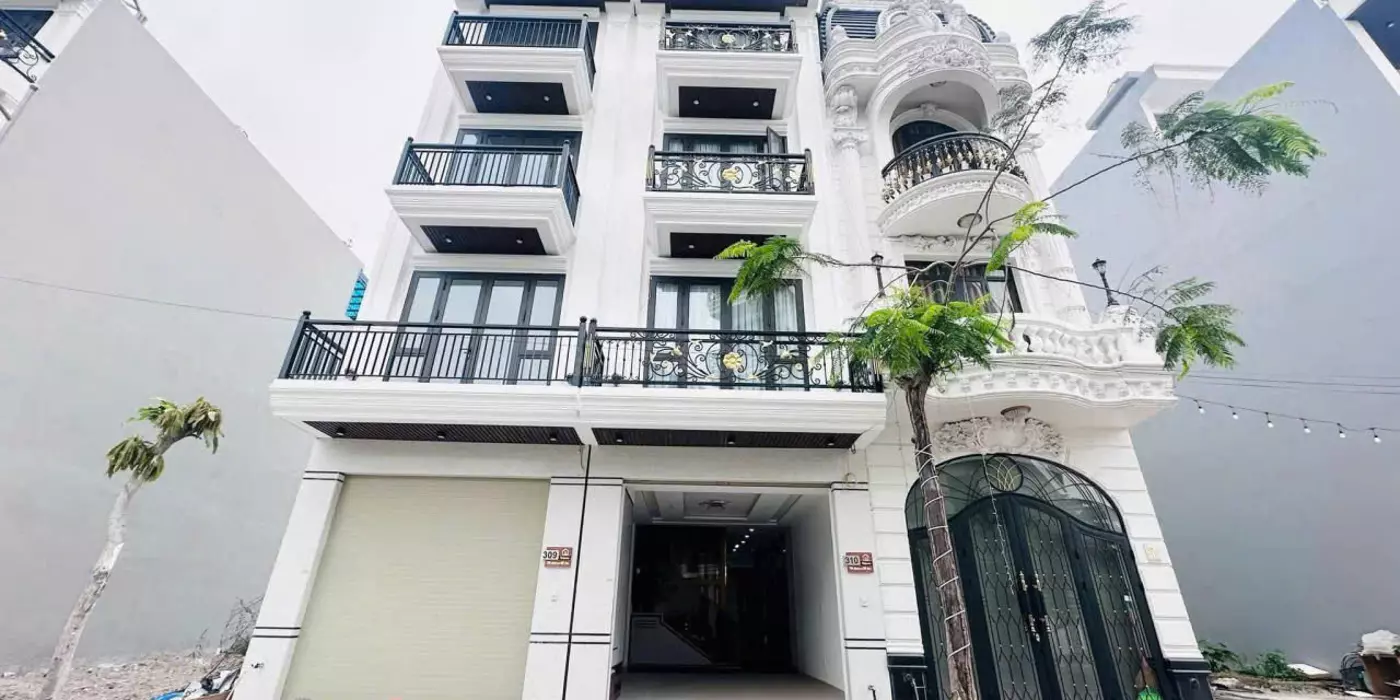 Nhà 5 tầng Thang Máy mới tinh - Vĩnh Niệm - 58m - Đường 12m - Hướng Tây Nam