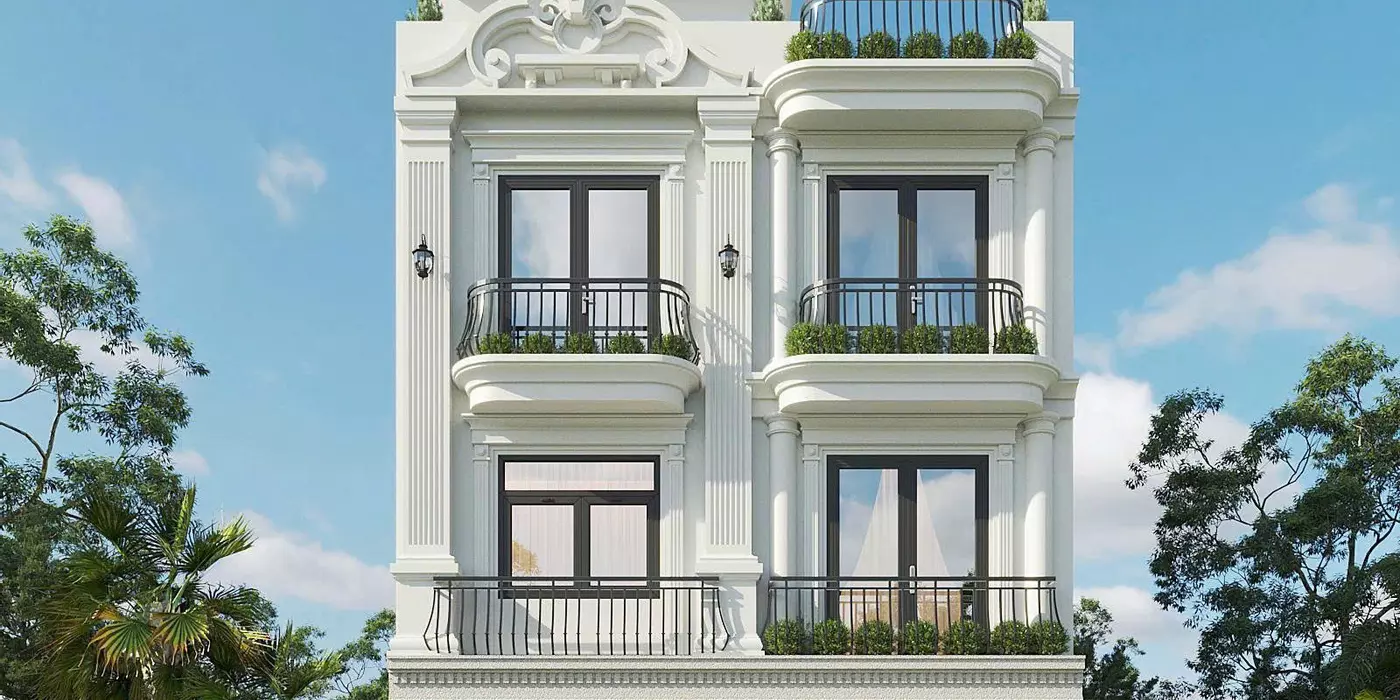 SIÊU SIÊU PHẨM 4 tầng tại  HỒ SEN thông Chợ hàng, Lê Chân. Xây Mới Tinh Phong cách Tân Cổ điển,
