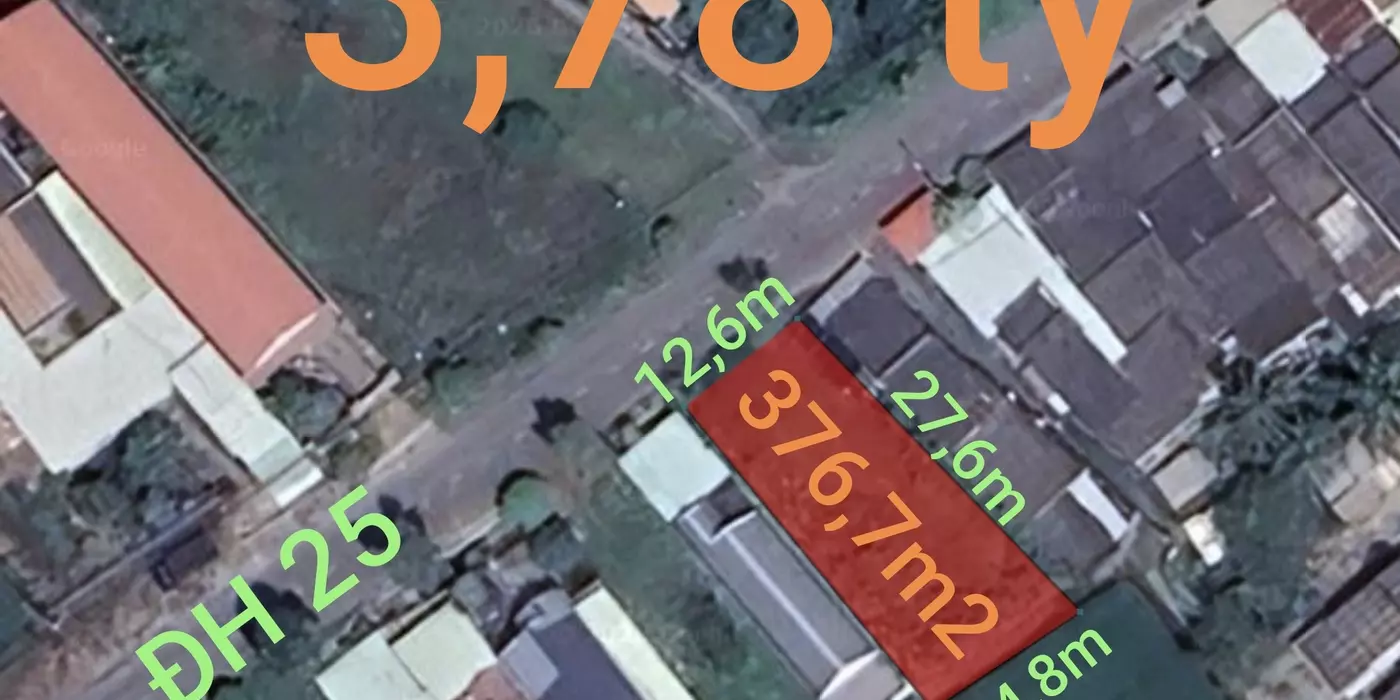 Bán lô đất thổ gần Quốc Lộ 50B giá 3,78 tỷ