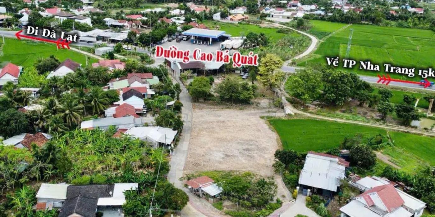 Đất Diên Khánh – Cách Võ Nguyên Giáp 100m – Giá Chỉ Từ 1 Tỷ