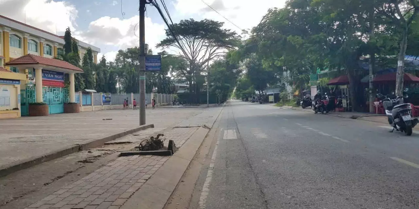 MẶT TIỀN BÀ ĐIỂM 4 – ĐỐI DIỆN TRƯỜNG – QUY HOẠCH MỞ RỘNG 30M