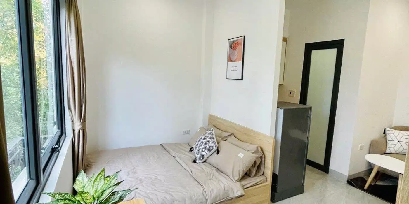 Cho Thuê Ccmn đẹp thoáng sáng 22 Tôn Thất Tùng, Đống Đa