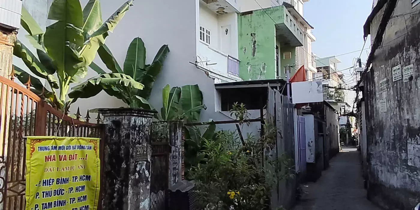 Bán Đất Tặng Nhà Góc 2 Mặt Tiền Hẻm Đường 25 – Hiệp Bình Chánh – TP Thủ Đức
