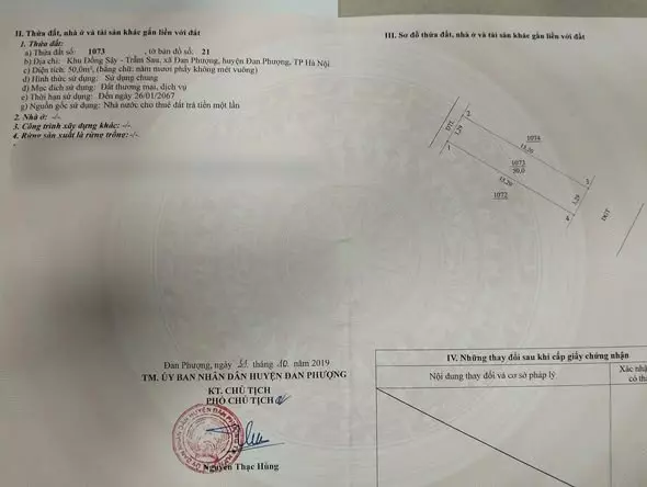 MỚI TINH 50M ĐẤT 50M NĂM ĐỒNG SẬY - ĐAN PHƯỢNG - HÀ NỘI