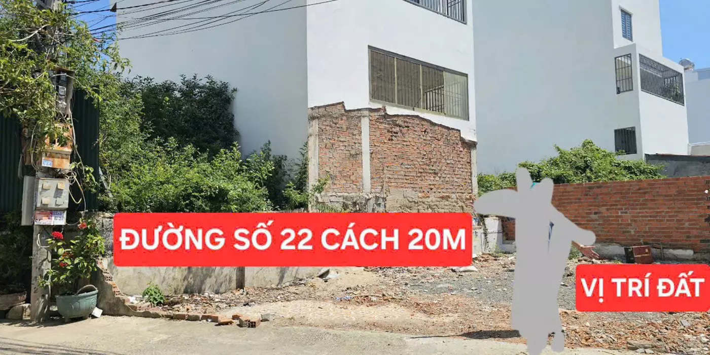 BÁN 3 LÔ ĐẤT HẺM OTO THÔNG (CÁCH ĐƯỜNG SỐ 22 TẦM 20m), NAM NHA TRANG.