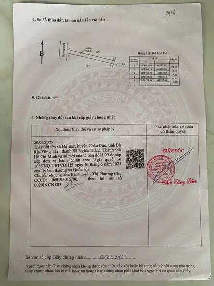 Đất Châu Đức - Bà Rịa Vũng Tàu