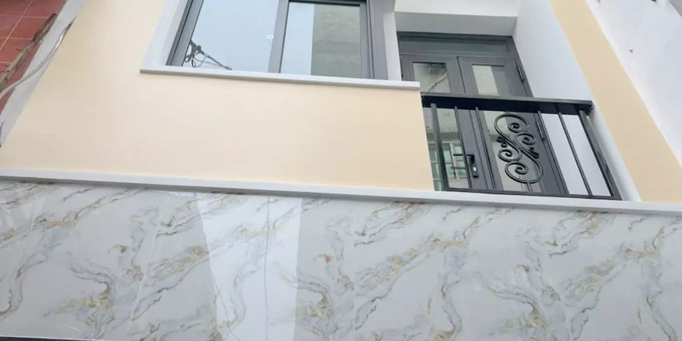 Nhà mới 2 lầu/ST hẻm 154 Âu Dương Lân P3Q8 (P.Chánh Hưng) ko lộ giới