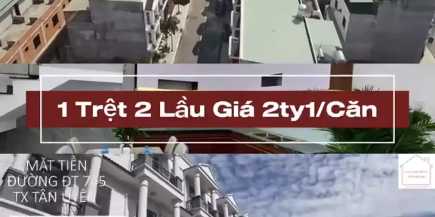 Bán nhà 1 triệt 2 lầu toạ lạc tại Phường Tân Hiệp