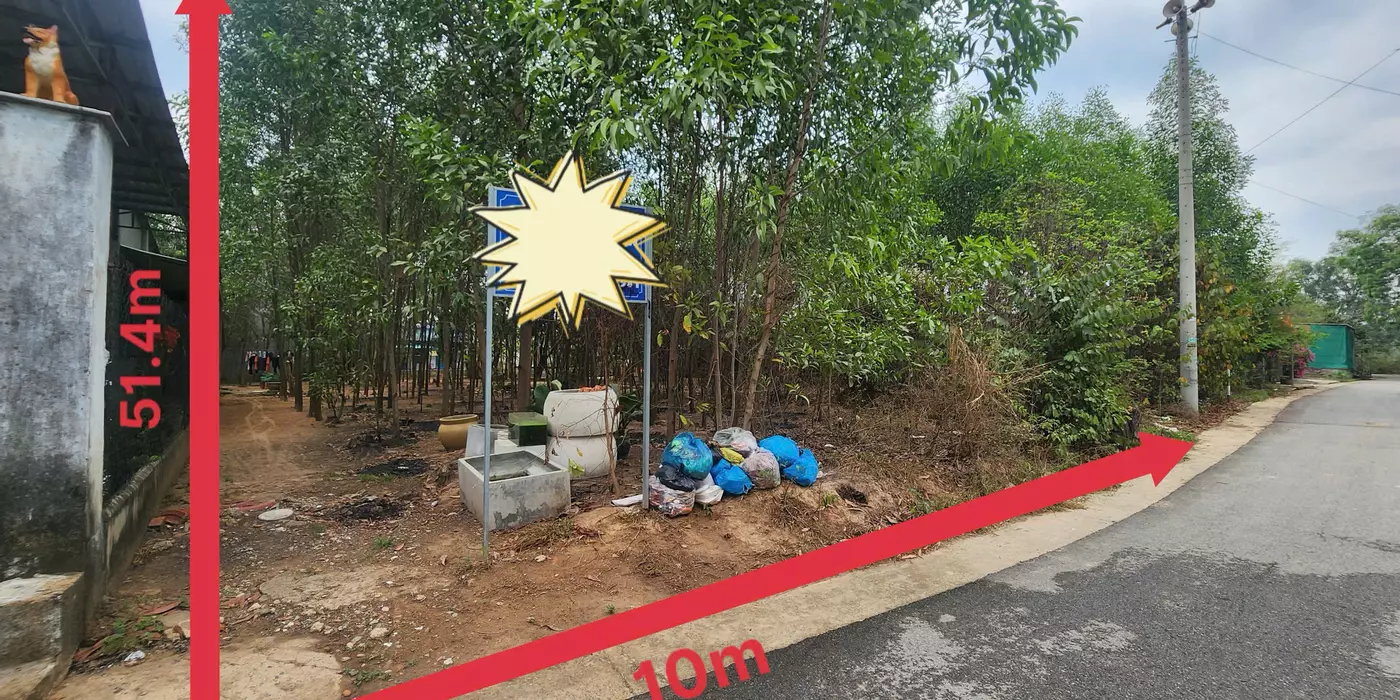 ĐẤT THẠNH PHƯỚC TÂN UYÊN, NGÂN HÀNG THANH LÝ ĐẤT NGANG 10M, SẴN 100M2 THỔ, DT 503M2, GIẢ 2 TỶ 352