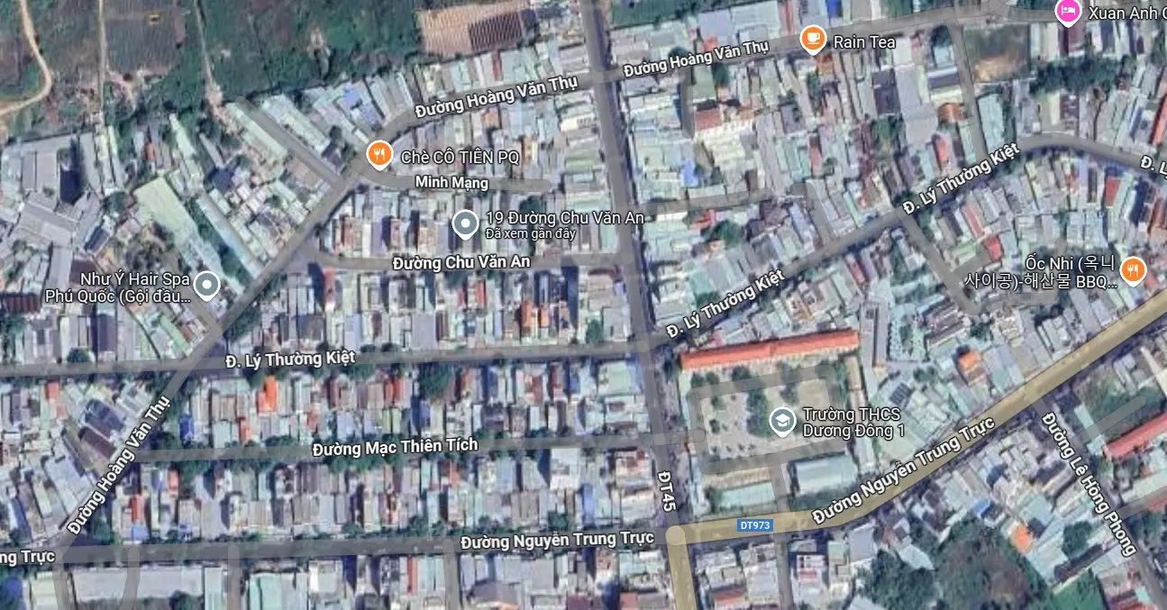 Bán nhà + đất 110m² mặt tiền chu văn an – trung tâm Dương Đông, PQ