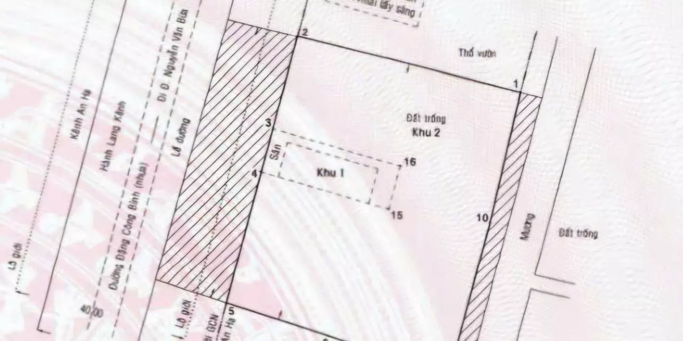 SIÊU PHẨM MT ĐẶNG CÔNG BỈNH – NGANG 61M – 3.341M² – CHỈ 16TR/M²