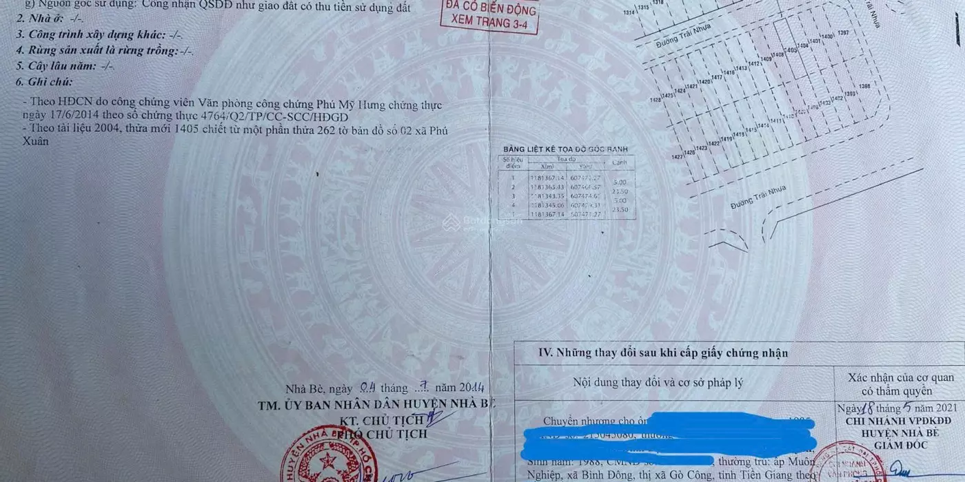Bán đất nền sổ đỏ 5x23.5 đã có sổ KDC Phú Xuân giá 63tr thương lượng bao thủ tục sang sổ