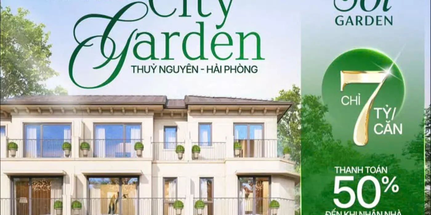 SOL GARDEN - Shophouse - Cạnh KCN VSIP TP. Hải Phòng - Trung tâm Hành chính mới TP. Thủy Nguyên