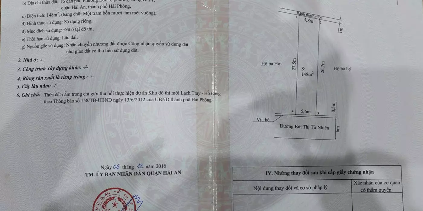 ❌❌Đất mặt đường Bùi Thị Tự Nhiên - 148m - Mặt tiền 5.6m - vị trí ngã 3 cực đẹp
