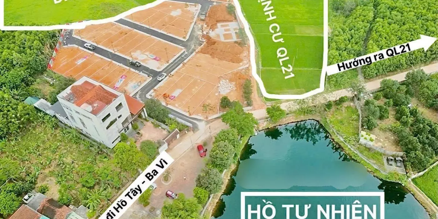 HÀNG HIẾM - ĐẤT SÁT DỰ ÁN ĐẤT ĐẤU GIÁ TẠI HÒA LẠC - LÀN 2 QL21