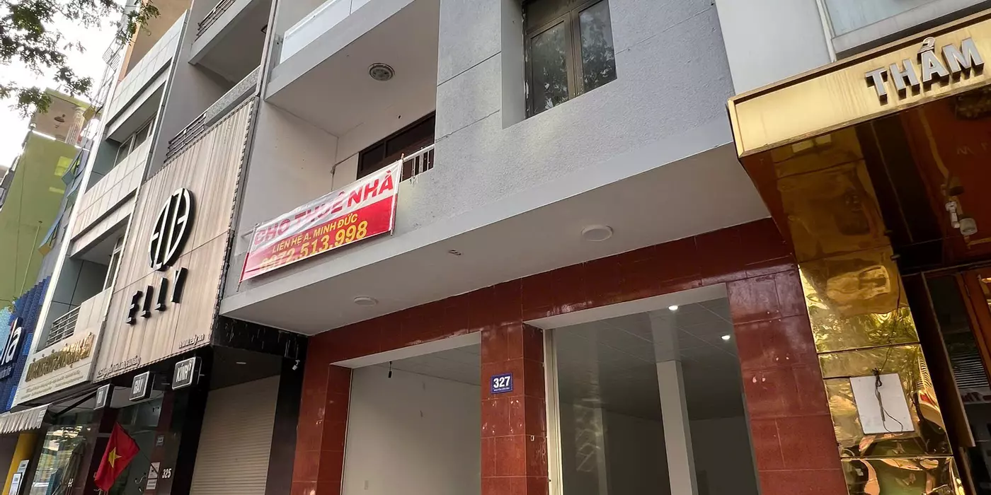 Cho thuê nhà mặt tiền đường Nguyễn Văn Linh – vị trí đắc địa trung tâm Đà Nẵng.