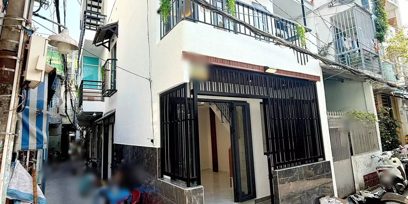 Bán 2 căn nhà mới 1 căn ở, 1 căn cho thuê hẻm 181 Âu Dương Lân P.Chánh Hưng (P3Q8)