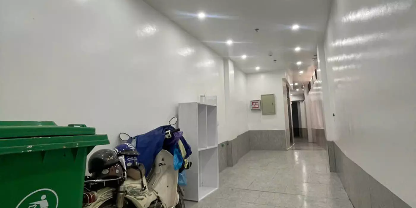 Nhà phố Hoàng Mai, mớii hoàn thiện,oto đỗ cửa  77m x 6 tầng, thang máy, Tổng 11 phòng, vừa cho