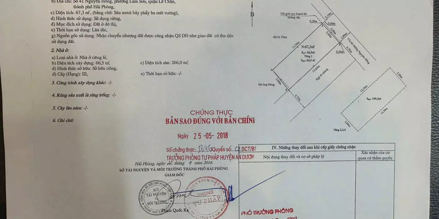 BÁN NHÀ 7 TẦNG NGUYÊN HỒNG – LÊ CHÂN – LÔ GÓC – THANG MÁY – 9,9 TỶ