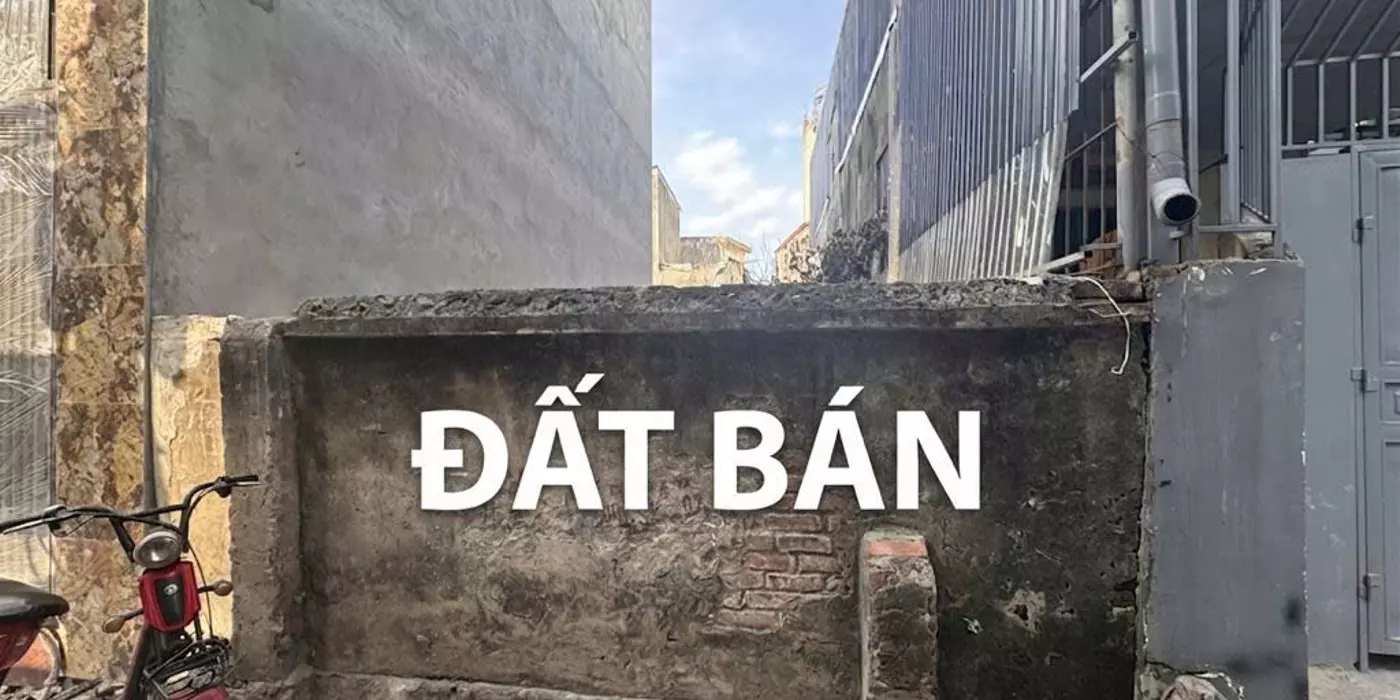 Bán đất lĩnh nam 39M cách phố 15M hoàng mai