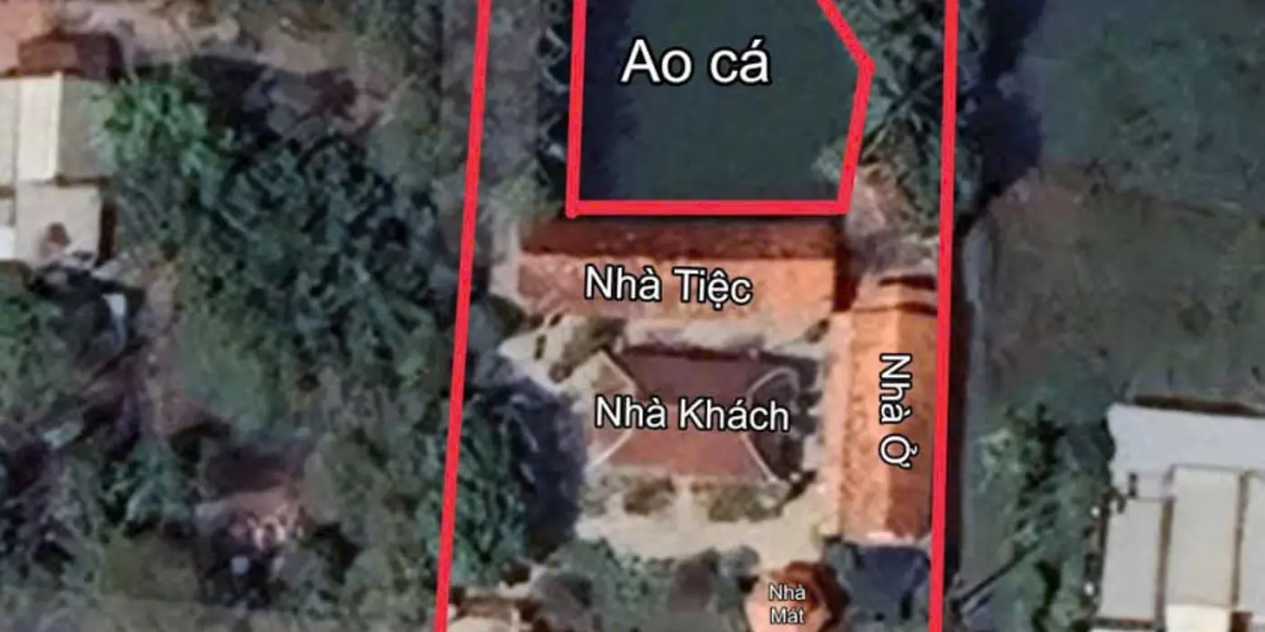 Bán nhà vườn xã Trung Lập Thượng có nhà gỗ mái ngói, hồ cá , thủy tạ.........tdt 3000m2 giá 9,5 tỷ