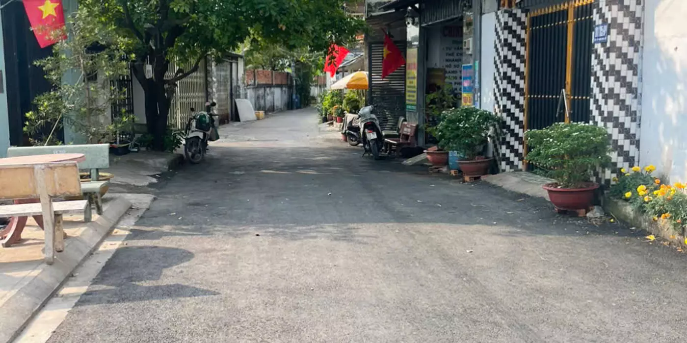 Bán đất 5x22m giá 3,75 tỷ Đường nhựa 6m thông Đông Thạnh 7