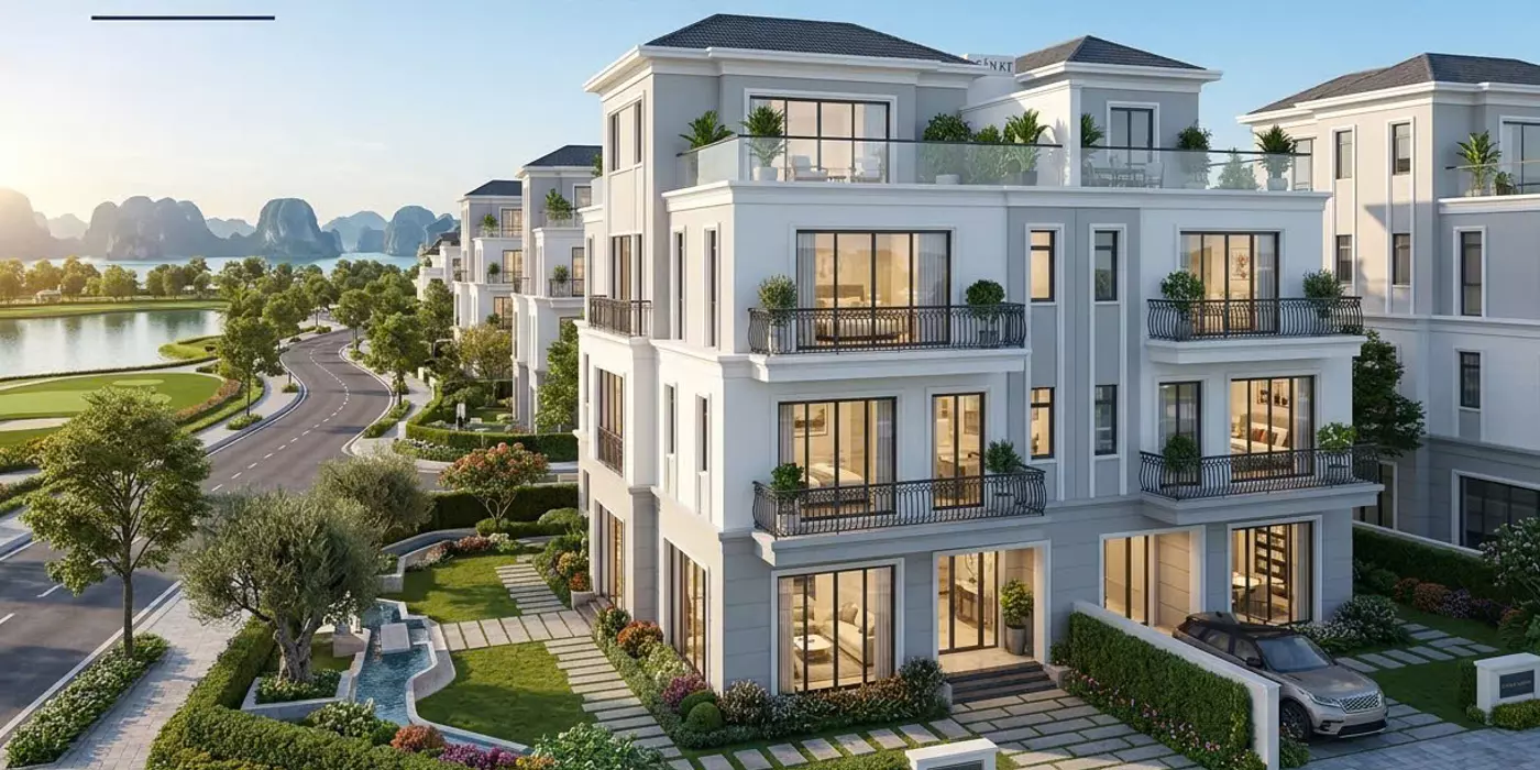 Biệt thự 162m2, 4 tầng, 12PN, sổ đỏ, QL18, Hạ Long - 15 tỷ