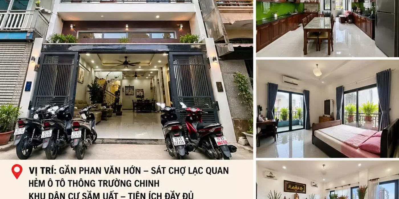 🚘🏡HXH TRƯỜNG CHINH – NHÀ ĐẸP 4 TẦNG 💥